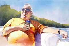 Margaret Martin "No More Wishy Washy Watercolor Award: Beverly DiPalma, Cousin Tom