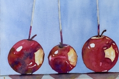 The Hilda Ludwig Award for Still Life Winner Catherine Skerker's Apple of My Eye