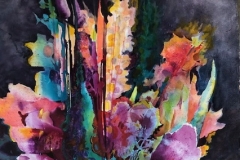 Janet Ide  Award, Carol Koziol Clark's, “Colors of the Night”, 13” x 24”, $3000