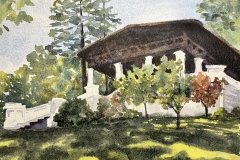Judge’s Choice Award: Onda Simmons’ “Hall of Philosophy”, 15” x 19”, $400