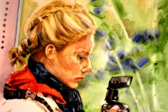 First Place: Ric Feeney, for "Focus (front yard photographer)"