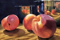 Kathy Armstrong's Peaches for Baking, 22" X 25", $750