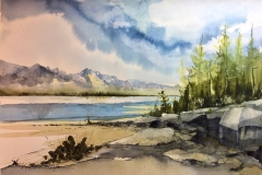 Robert Bemisderfer's Moose River, 29" X 22", $700