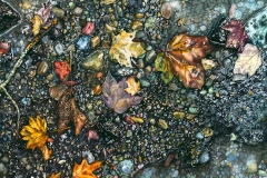 Leslie Calimeri's Parking Lot Galaxy, 18" x 24", $600