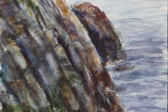 Jean Jain's Skellig Island, 22" X 18", $300