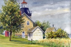 Mike Killelea's 30 Mile Point Light, 15" X 17",$350