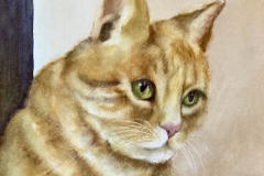 Susan Liddell's It Must Be Dinnertime, 23" X 13", $175