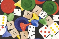 DeEtta Silvestro's Games We Played, 32" X 26", $1,500