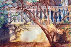 Carol Case Siracuse's Bright Corner, 20" X 20", $800
