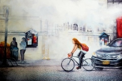 Denise Sperry's Midtown Mist, 30" X 38", $5,000