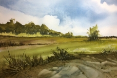 Robert Bemisderfer, "The Green Meadow", 15x22, $600
