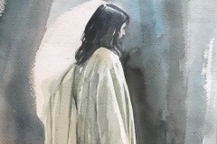 Thomas Dalbo's "Man of Sorrows", 12x18, $600