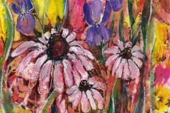 Susan Palys' "Coneflowers", 11x14.5, $365