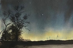 Rebecca Wilson's, "Evening Glow", 11x15, $300