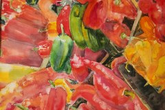 Patricia Dilcher, The Pepper Painting, 19 x 23, $400