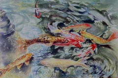 Val Liberatore, Current Jam, 23 x 2 8, $800
