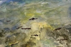 Michelle Patti Kasimor, Lake Como, 12 x 16, $500