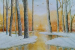 Rebecca Maynard, Breaking Through, 14 x 14, $400