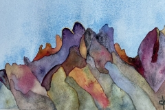 Cathy Skerker, Organ Mountains, 7.5 x 12.5, $350