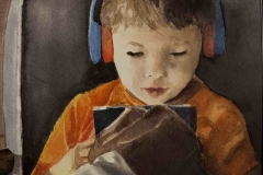 Vickie Coykendall, Totally Immersed, 23 x 1 9, $350