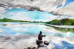 Danielle Cadorette-Acehan, Quiet Reflection, 22 x 36, $2,000