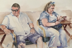 David Gardner, Read the Room, 22 x 30, $750