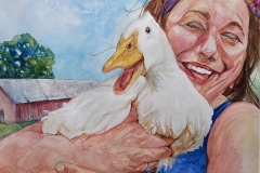 Pamela Vogan Lynch, You Quack Me Up, 15.5 x 15.5, $2,500