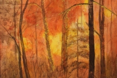 Katherine Kepner, Ablaze, 9 x 12, $525