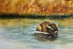 34 Susan Liddell - A Bison’s Journey - $350