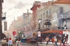 Alvaro Castagnet- City Scape 14 x 18Price $800
