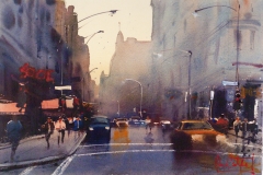 Alvaro Castagnet- City Scape 14 x 18 Price $800