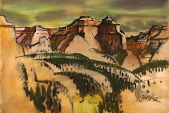 Milford Zornes- Southwest Landscape 27 x 20 Price $800