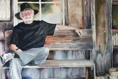Judge's Choice Award: Carol Molnar, "Guess I'll Stay Here Awhile"