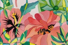 Audrey K. Dowling, Garden Queens, 29" x 21" image