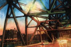 Carol Case Siracuse, Ohio Street Bridge No.3, 10" x 14"image