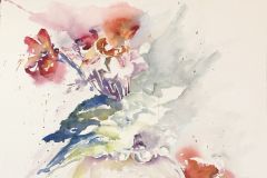 Linda Scarafia Davis, Flowers for Michele, 20" x 20" image