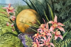 Martha Kutas, Botanical Garden Reflection, 23" x 17" image