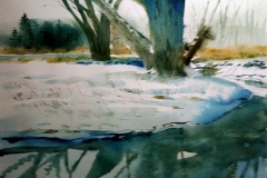 Tom Baldwin, Gott Creek, 14" x 21" image