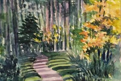 "Woodland Cathedral" by Sharon Fundalinski, $450