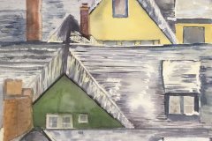 "Rooftops from 1088" by Mary Jo Ketchum, $225