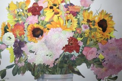 "Happy Floral" by Fritz Raiser, $3500