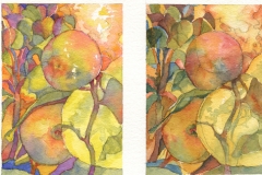 "Triad Triptych" by Carol Case Siracuse, $350