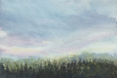 Katherine Kepner's "Just Sky", 13" x 14", $300
