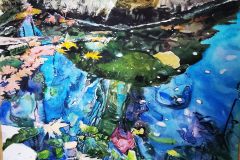 First Place Award, Fallen Leaves in Water, Lan Fang