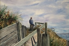 Deborah Wixson, Dunes on Whitbey Island WA, 13x19, $250