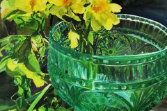 Lan Fang, Glass in the Sun, 22x24, $1,800