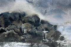Sally Treanor, Meeting, 7x5, $250