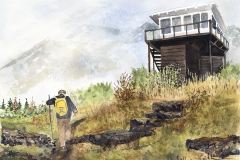 Sallye Keith, Numa Ridge  Lookout, 9.5x13, $400