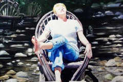 Sheila Reigh, Basking in Big Sur, 16x20, $1,000