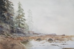 First Place Award: Martha Rogala’s “Low Tide at Hancock Point"